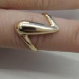 ANEL  FO GOLD LISO GOTA