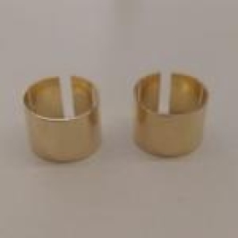 ANEL FO LINHA GOLD CHAPADO LISO