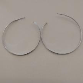 ARGOLA DE AÇO  FINA 5CM 2MM TARRACHA