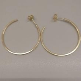 ARGOLA FO QUADRADA 4CM 1,5MM