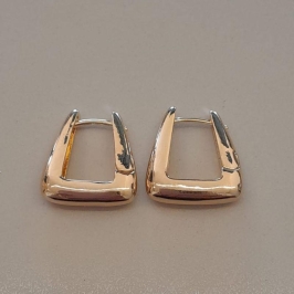 ARGOLA LISA GEOMETRICA 16MM