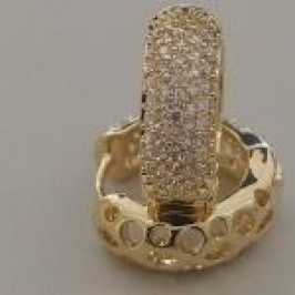 BRINCO  FO ARG  5 FIL CRAVEJ  7MM VERSO GOTA