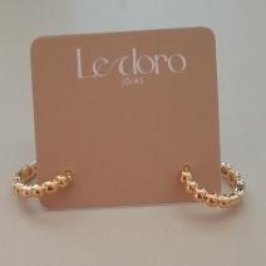 BRINCO FO ARG DETALHE BOLINHA 10MM