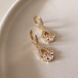 BRINCO FO ARG LISA GOTA PEND CRAVEJ 3 GOTA