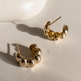 BRINCO FO ARGOLA  6 GOMOS LISO 17MM