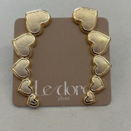 BRINCO FO EAR CUFF  5 CORA  TRABALHADA