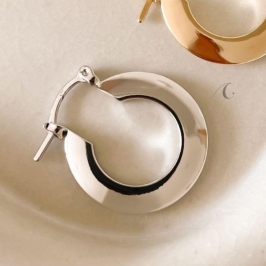 BRINCO RB ARGOLA LISA FECHO ITALIANO 28MM