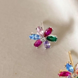 BRINCO RB FLOR PETALAS OVAL COLORIDA 9MM