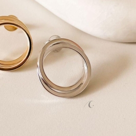 BRINCO RB RDD ENTRELACADO LISO 19MM