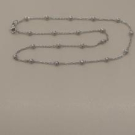 CHOKER AÇO 20 BOLA LISA CORR CADEADO 40CM