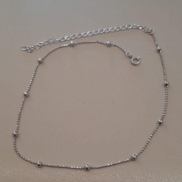 CHOKER RB BOLA LISA CORR BOLINHAS 30CM + ALONG