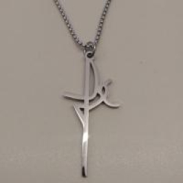 COLAR AÇO FÉ CORR VENEZ LONGA 60CM