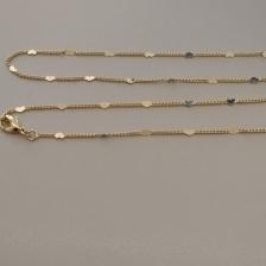 COLAR FO GRUME CORAÇÃO CHAPA LISA 45CM