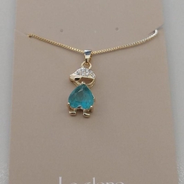 COLAR  FO MENINO CORA FUSION VERDE 8MM CRAVEJ