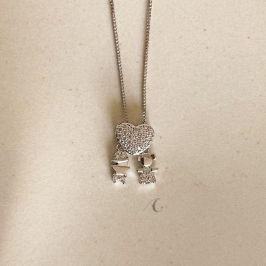 COLAR RB CORA CRAVEJ CASAL CORR VENEZ 45CM