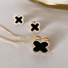 CONJ FO TREVO CRAVEJ CX ALTA VENEZ 45CM + ALONG