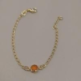 PL FO INFANTIL FLOR LARANJA CORR GRUME 14CM