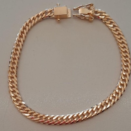 PULSEIRA FO GRUME DUPLA 7MM 20CM FECHO GAVETA COM TRAVA