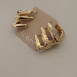 TRIO FO ARG GEOMETRICA  RISCADA 20MM 17MM 15MM