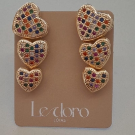 TRIO FO CORA CRAVEJ COLORIDO 10MM 9MM 7MM