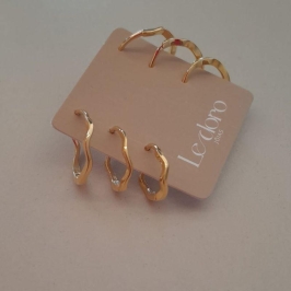 TRIO FO LISO FINO TORCIDO 15MM 13MM 11MM