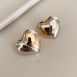 BRINCO FO CORA PARTIDO RODIO DOURADO 26MM