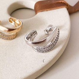 BRINCO RB MEIA ARGOLA 2 FIL CRAVEJ 1 LISO