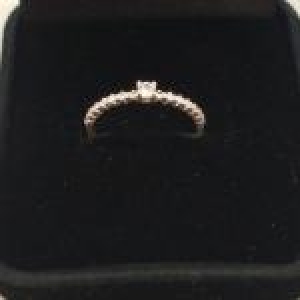 ANEL PRATA SOLITARIO ZIRC CRISTAL  ROSA