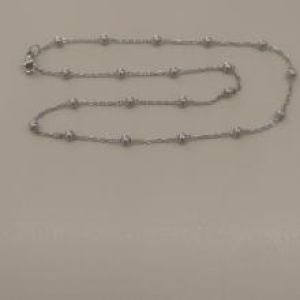 CHOKER AÇO 20 BOLA LISA CORR CADEADO 40CM