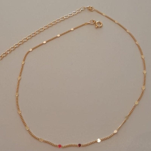 CHOKER FO  GRUME CHAPA LISA RDD  30CM + ALONG