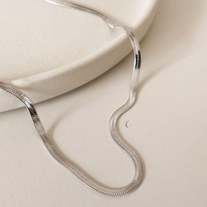 COLAR ACO FITA LISA 45CM + ALONG