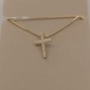 COLAR FO CRUZ CRAVEJ 10MM CORR VENEZ  45CM