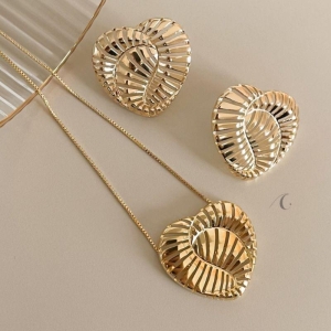 CONJ FO CORA VAZ CARACOL CORR 45CM + ALONG