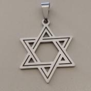 PG AÇO  ESTRELA DE DAVI 32MM