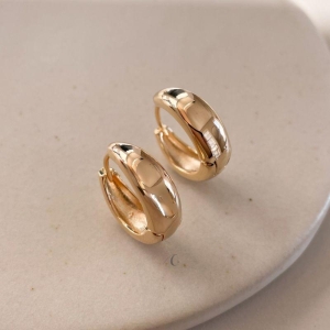 ARGOLA FO LISA GOTA CLICK 18MM X 6MM