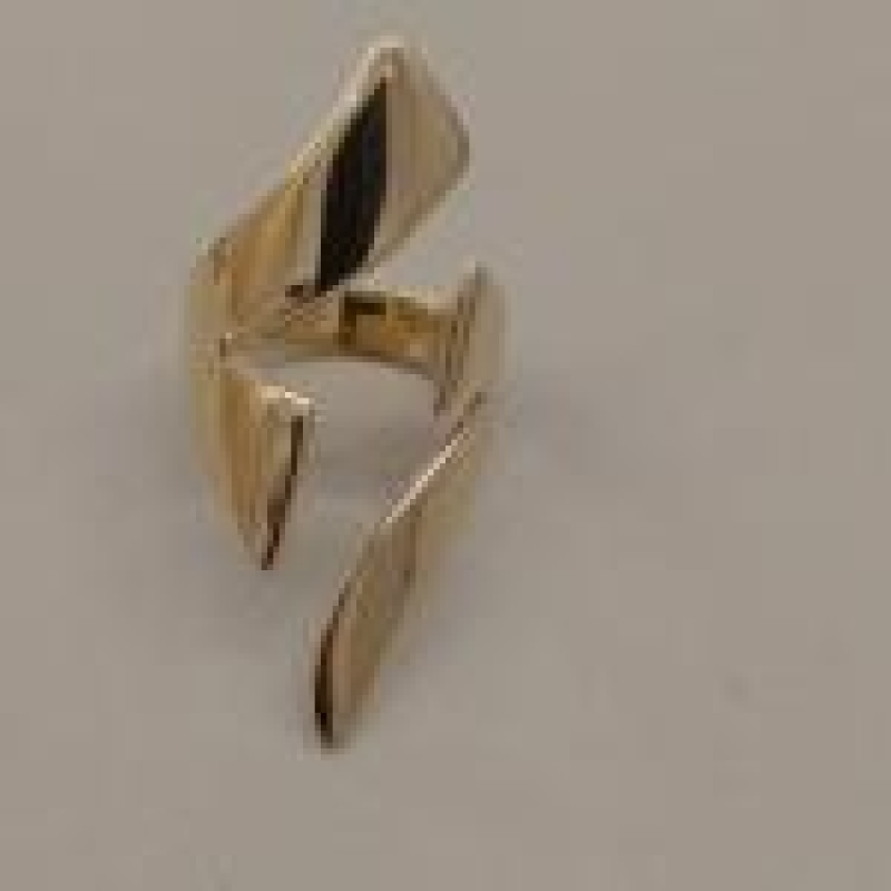 AN FO GOLD LISO VAZADO