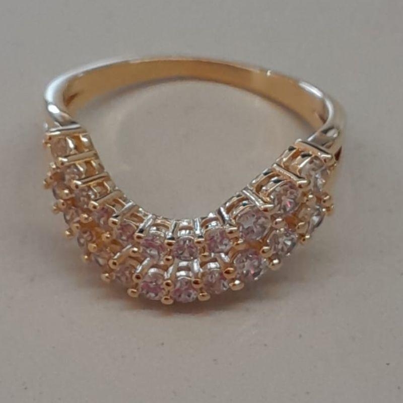 ANEL FO ARO DUPLO ZIRC 1,5MM
