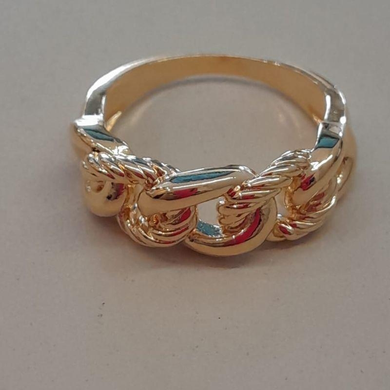 ANEL FO CARTIER LISO TRABALHADO 8MM