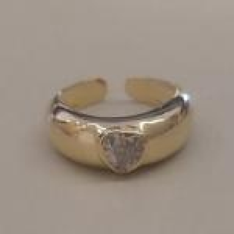 ANEL FO LISO 7MM OCO ZIRC CORA CRAVADO REGULAVEL