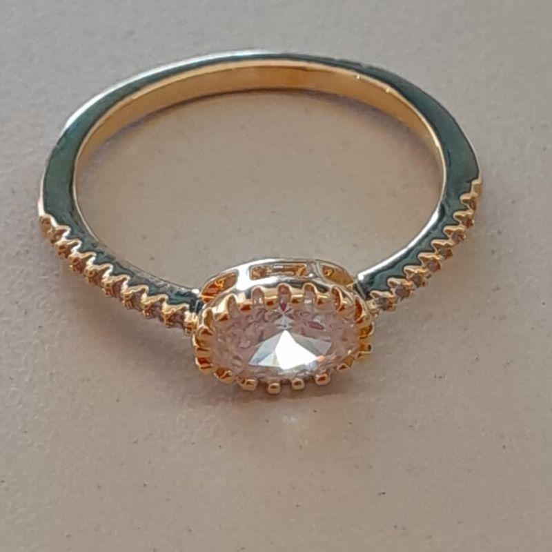 ANEL FO ZIRC OVAL 5MM CX ALTA VAZ  LATERAL CRAVEJ