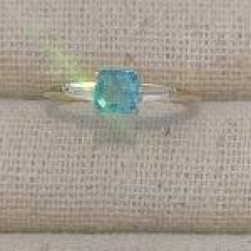 ANEL FO ZIRC QDD 5MM AZUL CLARO 2 BAGUETE LATERAL