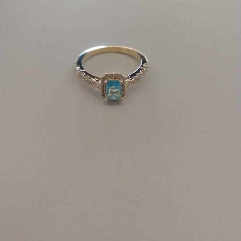 ANEL FO ZIRC RETANGULAR CRAVEJ LATERAL CX ALTA 7MM