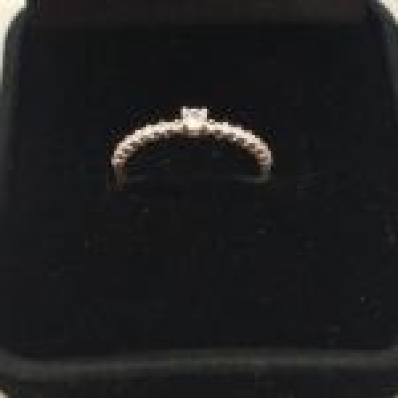ANEL PRATA SOLITARIO ZIRC CRISTAL  ROSA