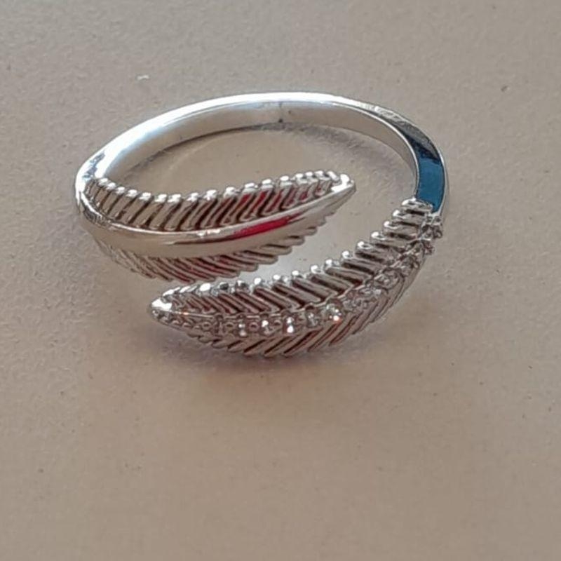 ANEL RB FOLHA ARO DUPLO 1 FIL CRAVEJ