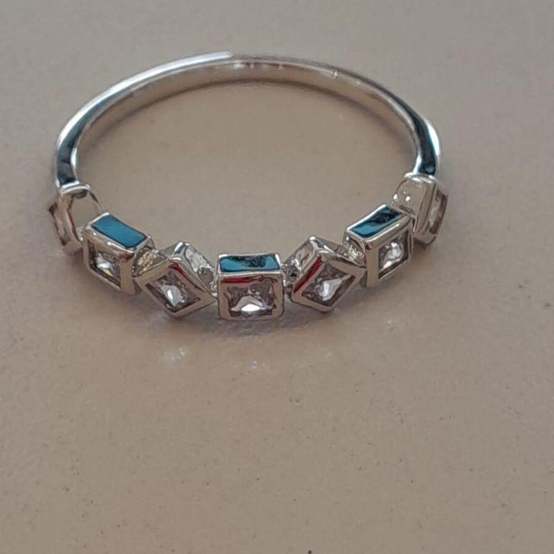ANEL RB ZIRC GEOMETRICO 4MM