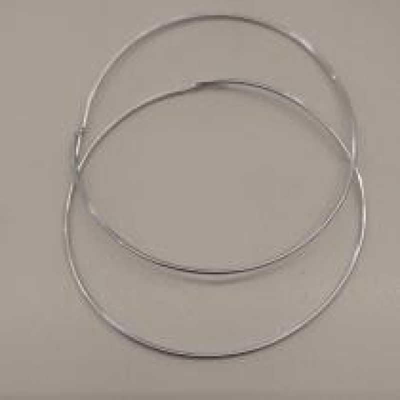ARGOLA AÇO  FINA 7CM