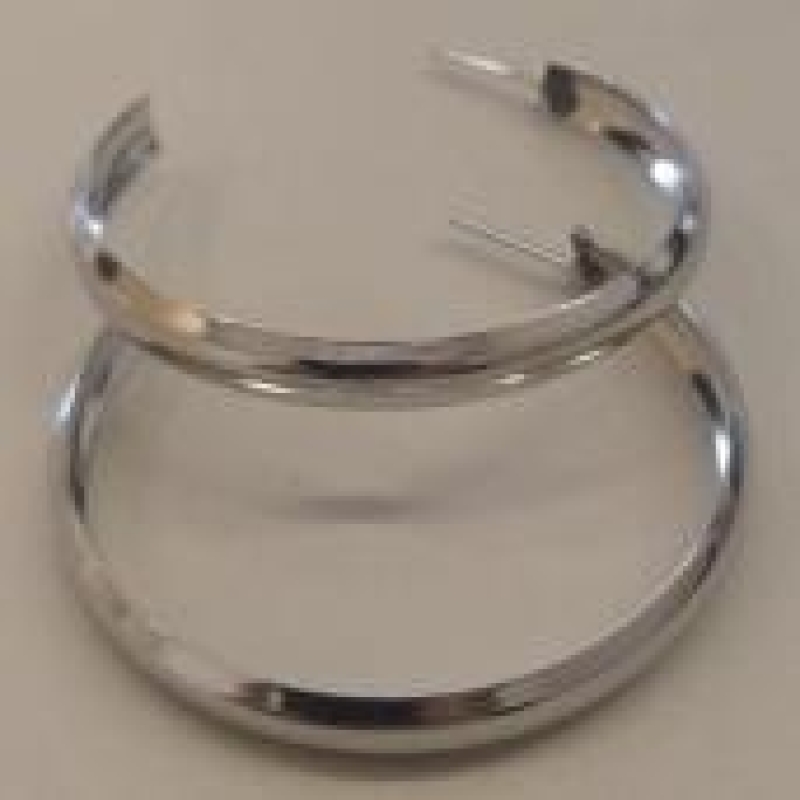 ARGOLA AÇO LISA 4CM  5MM