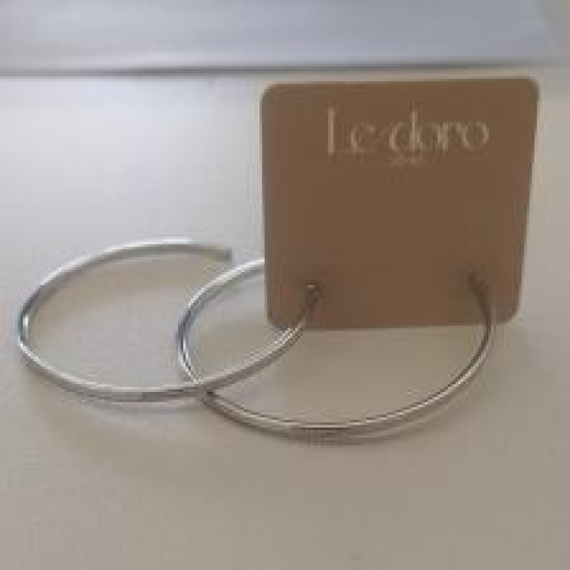 ARGOLA AÇO TRABALHADA 3CMX1,5MM