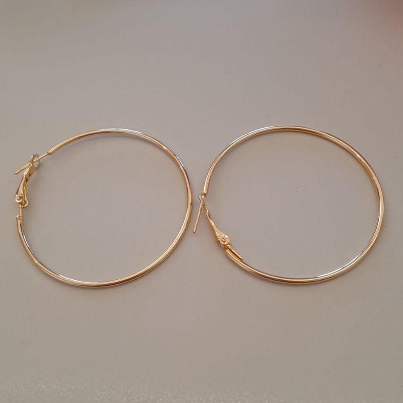 ARGOLA FO FINA 5CM X 1,5MM  FECHO MOVEL