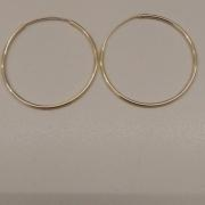 ARGOLA FO FIO TUBO FECHO INVISIVEL 4CM  1,5MM